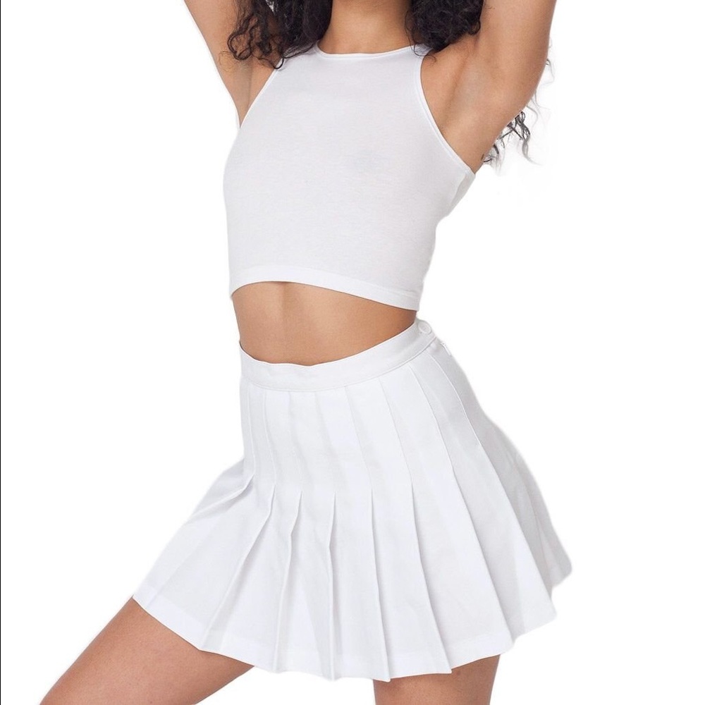 NEW American Apparel Gabardine Tennis Skirt